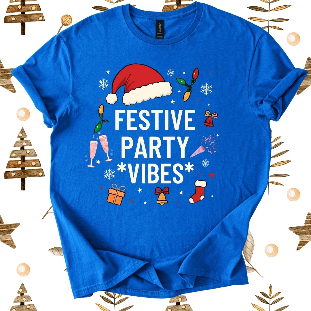 Festive Party Vibes T-Shirt