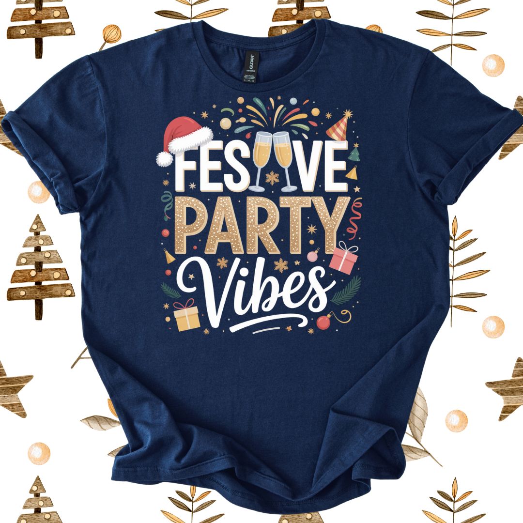Festive Party Vibes T-Shirt