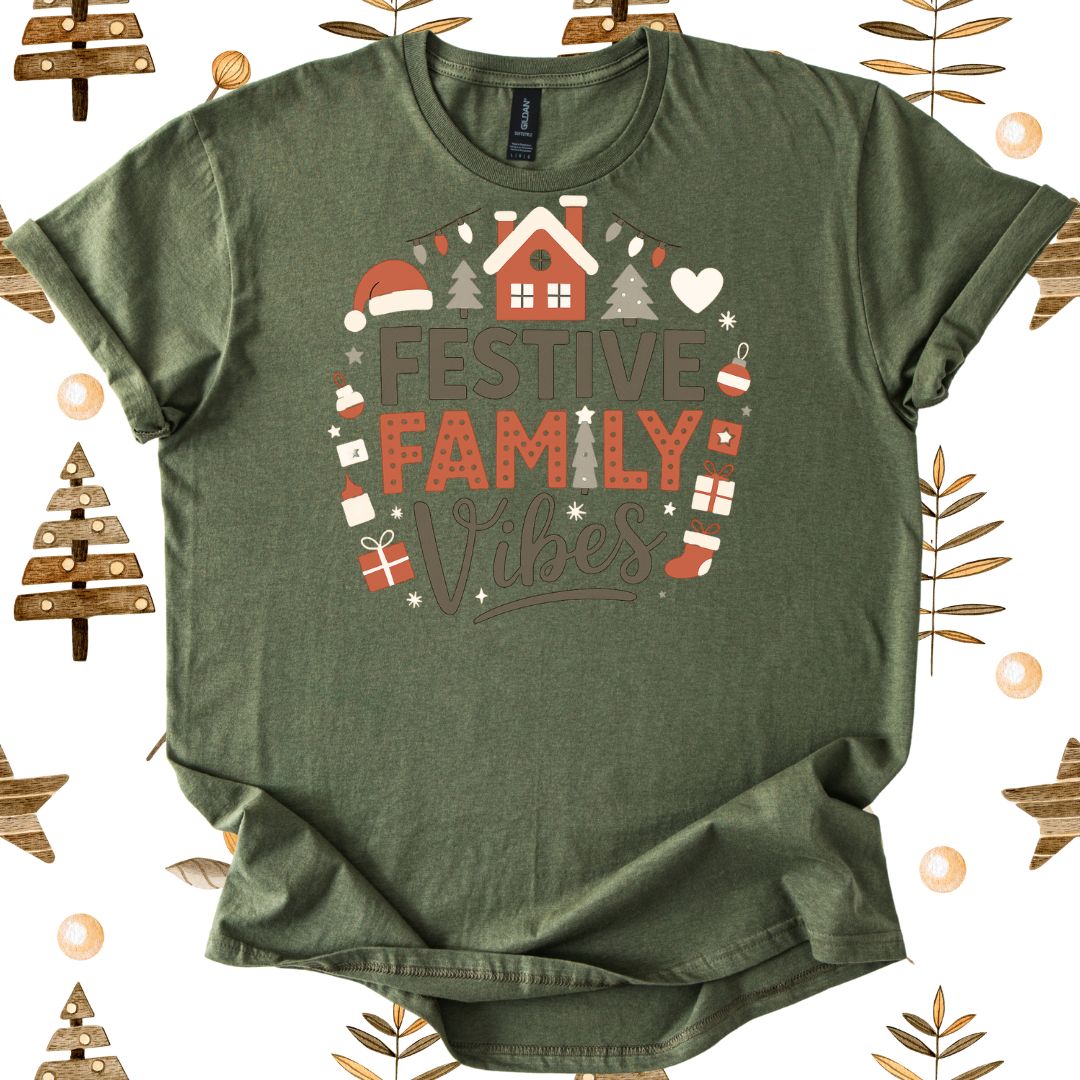 Festive Family Vibes T-Shirt