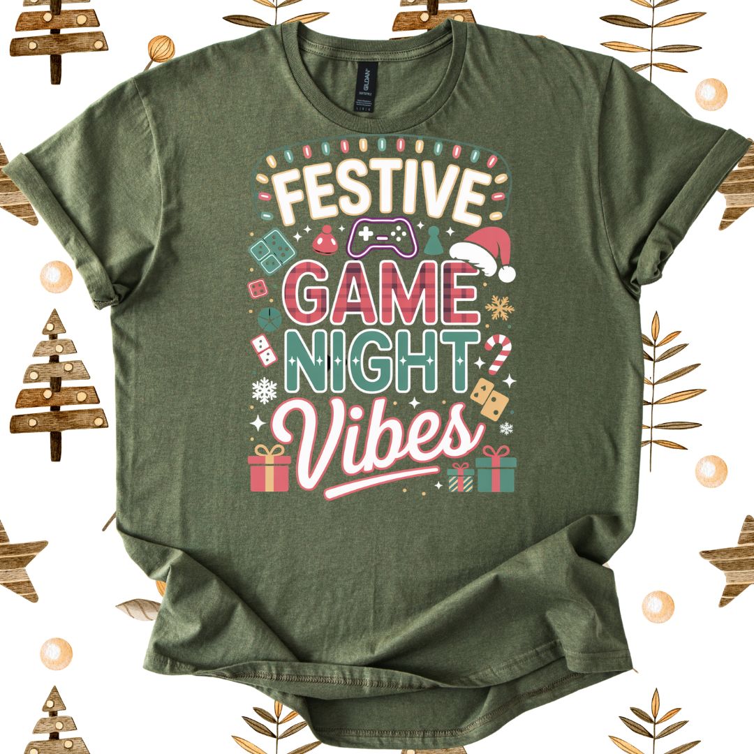 Festive Game Night Vibes T-Shirt