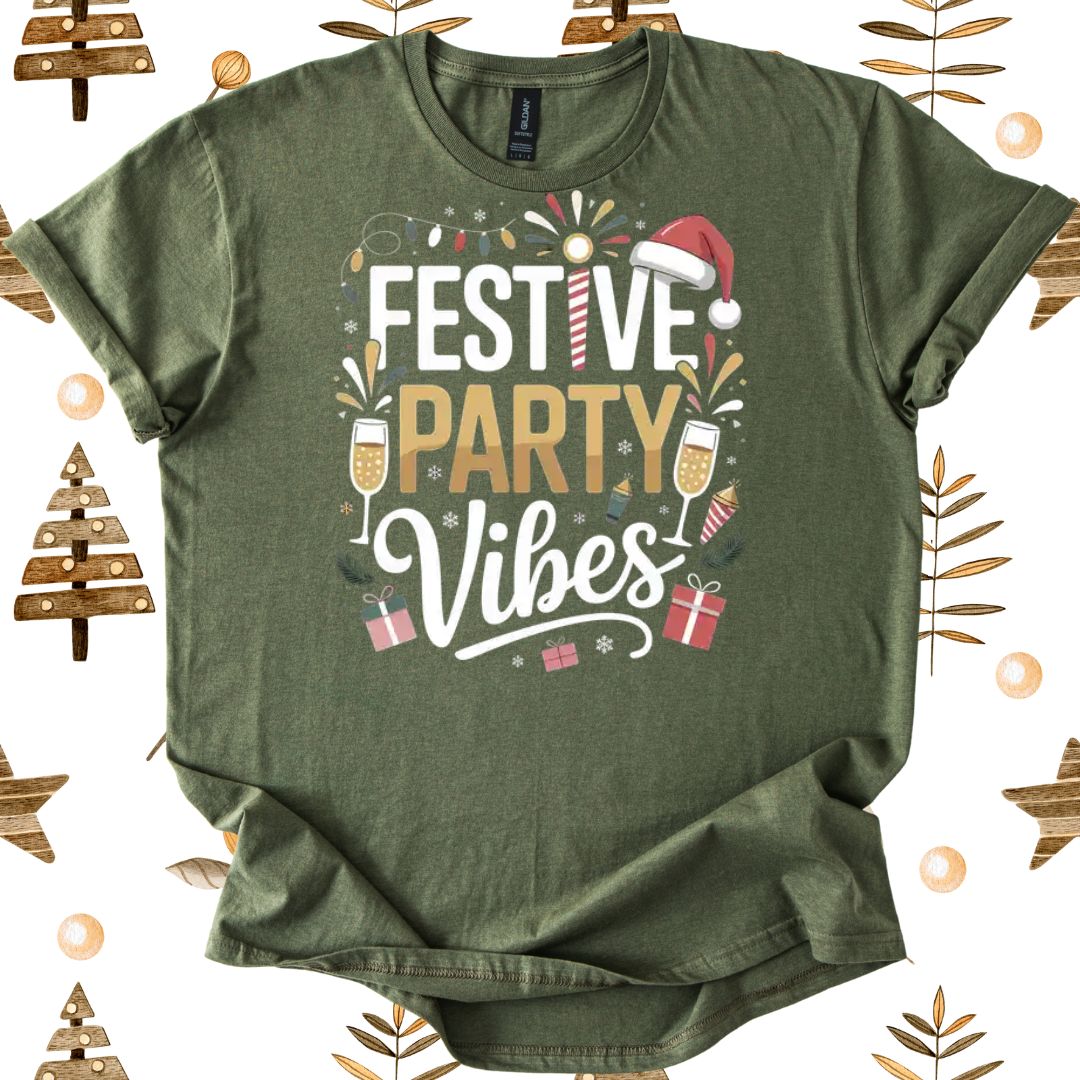 Festive Party Vibes T-Shirt