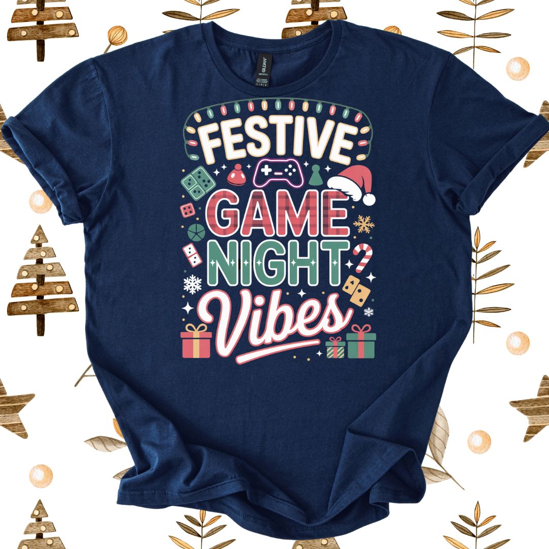 Festive Game Night Vibes T-Shirt