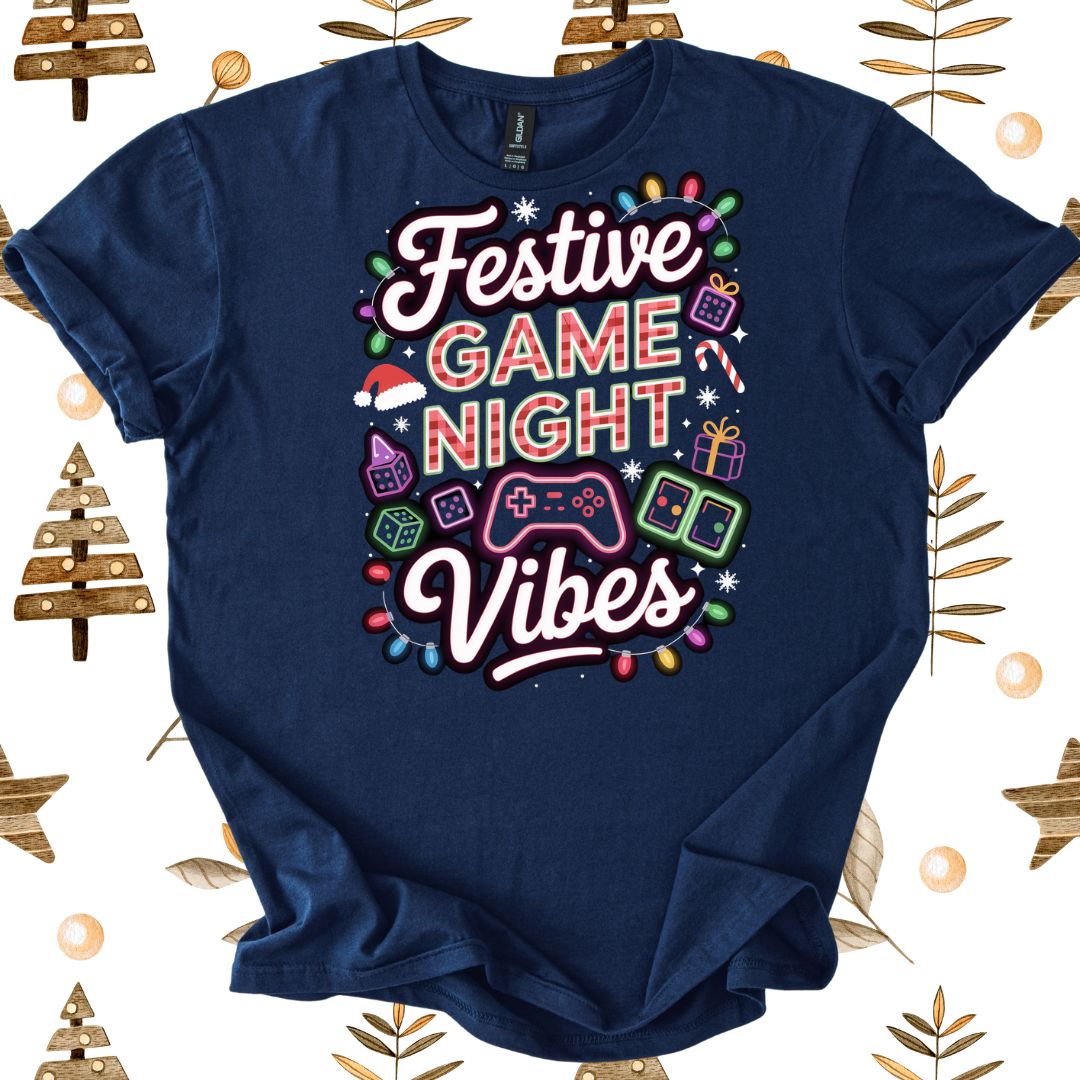 Festive Game Night Vibes T-Shirt