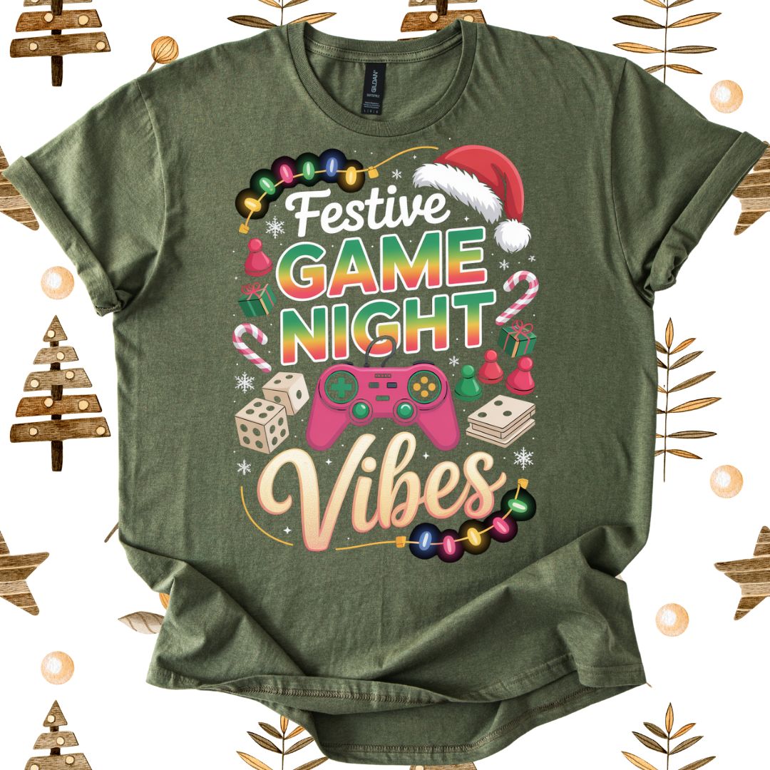 Festive Game Night Vibes T-Shirt