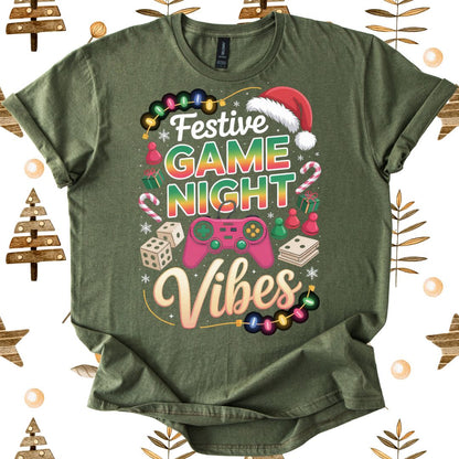 Festive Game Night Vibes T-Shirt
