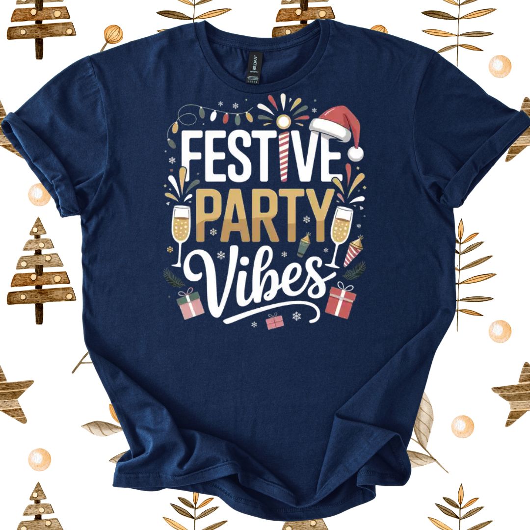 Festive Party Vibes T-Shirt