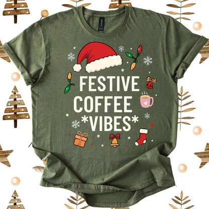 Festive Coffee Vibe T-Shirt