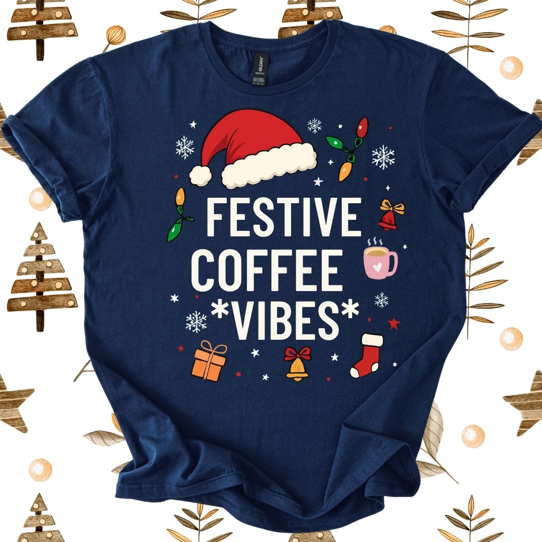 Festive Coffee Vibe T-Shirt
