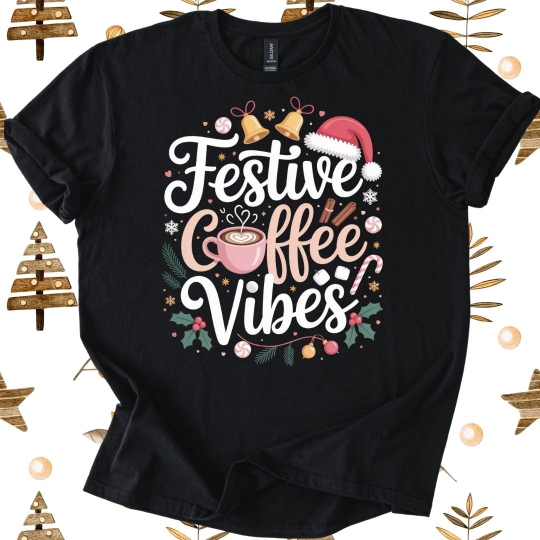 Festive Coffee Vibes T-Shirt