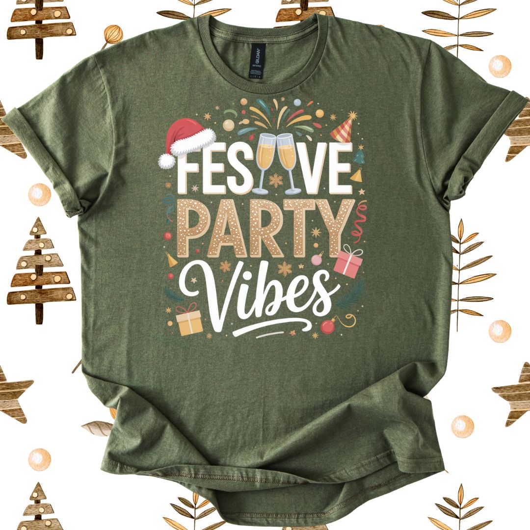 Festive Party Vibes T-Shirt