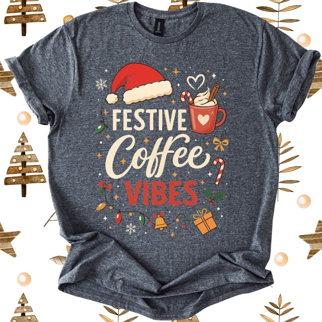 Festive Coffee Vibes T-Shirt