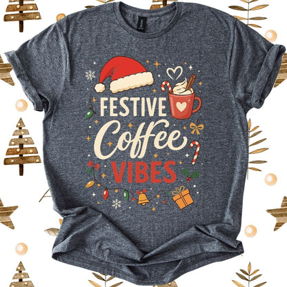 Festive Coffee Vibes T-Shirt