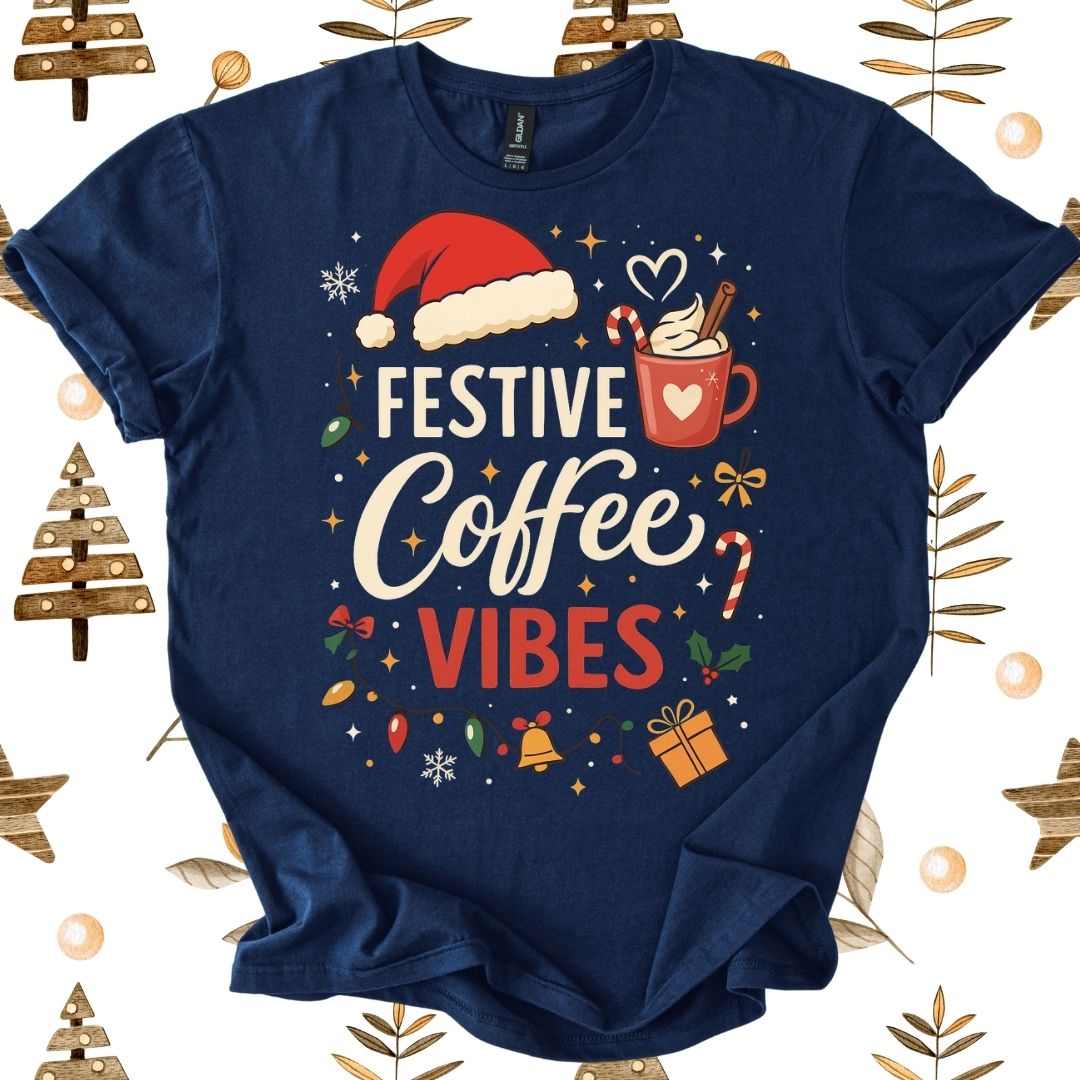 Festive Coffee Vibes T-Shirt